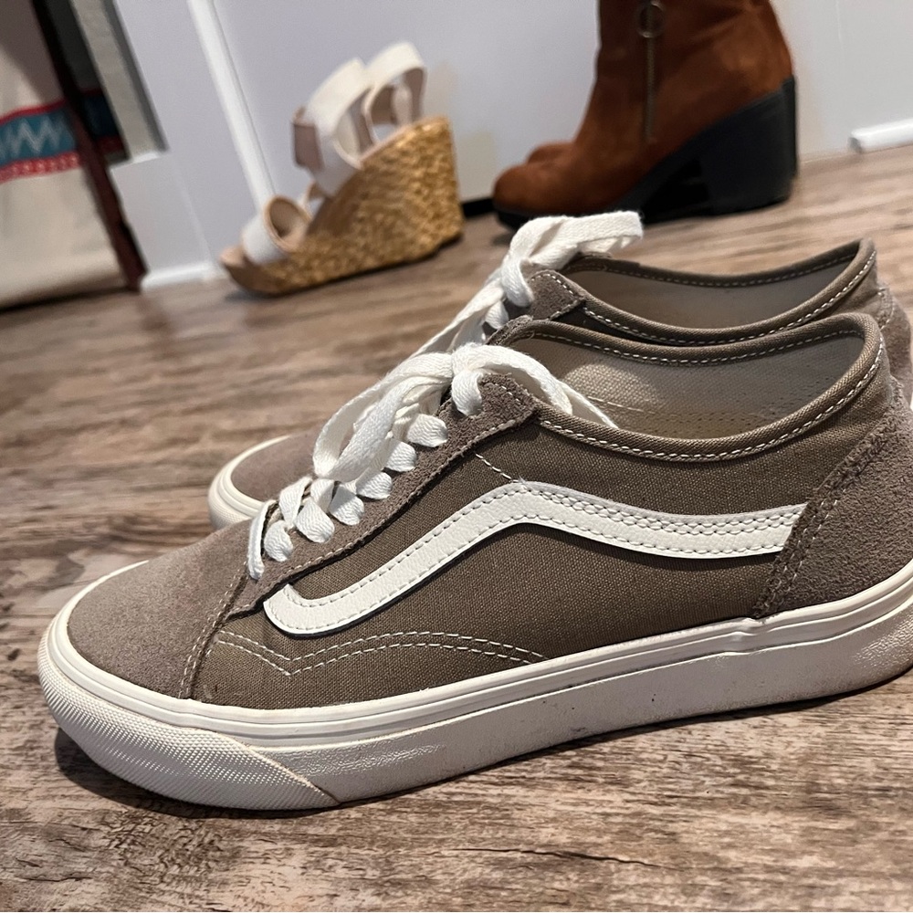 Vans Gray Suede Sneakers